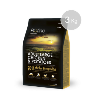 Pienso Profine pollo natural & patata receta para perros adultos – razas grandes 3Kg