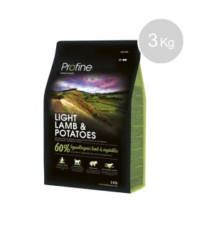 Pienso Profine Cordero & patata receta para el manejo del peso, perros con sobrepeso 3 kg