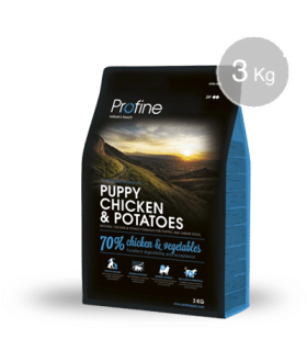 Pienso Profine Pollo natural & patata receta para cachorros y perros jóvenes 3 kg