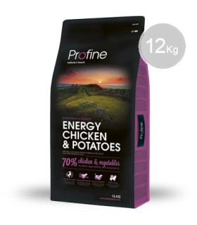 Pienso Profine  pollo natural & patata receta para perros adultos – de gran rendimiento 12 kg