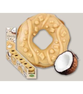 Donut de pollo y coco 10u. - 7cm BUBIMEX