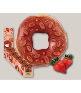 Donut de pollo y fresa 10u. - 7cm BUBIMEX