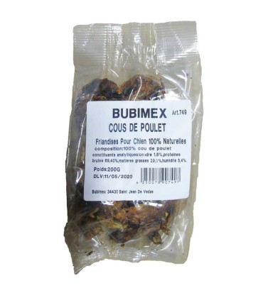 Cuello de pollo  200 g Bubimex