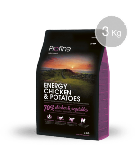 Pienso Profine pollo natural & patata receta para perros adultos – de gran rendimiento 3 kg